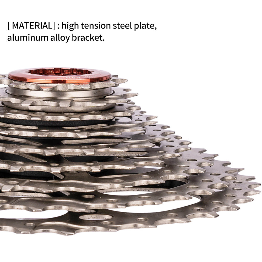 ZTTO Silver 10 Speed Flywheel Bike Cassette for Road Bicycle ZTTO Silver 10 Speed Flywheel Bike Cassette for Road Bicycle